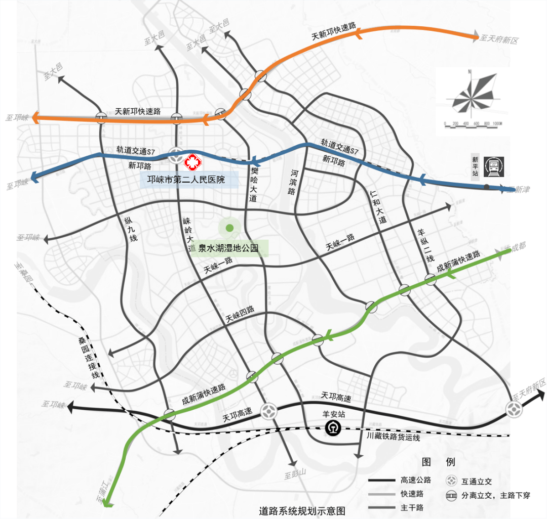 邛崍道路規(guī)劃圖揭曉，塑造未來城市交通新藍圖