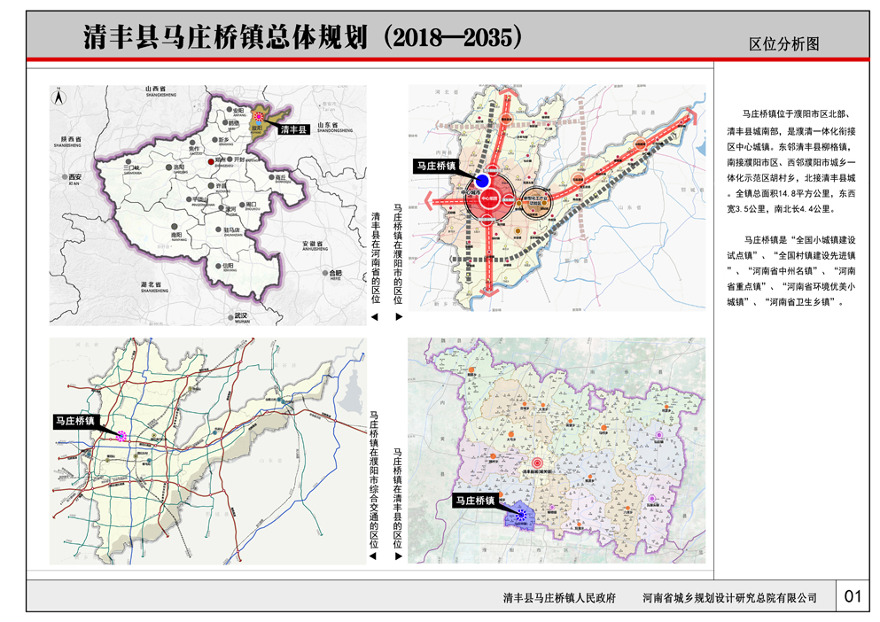 馬莊橋鎮(zhèn)發(fā)展規(guī)劃概覽